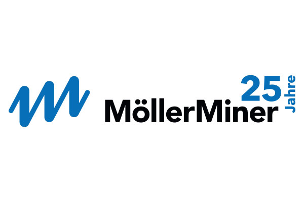 [Translate to English:] Logo MöllerMiner 25 Anniversary