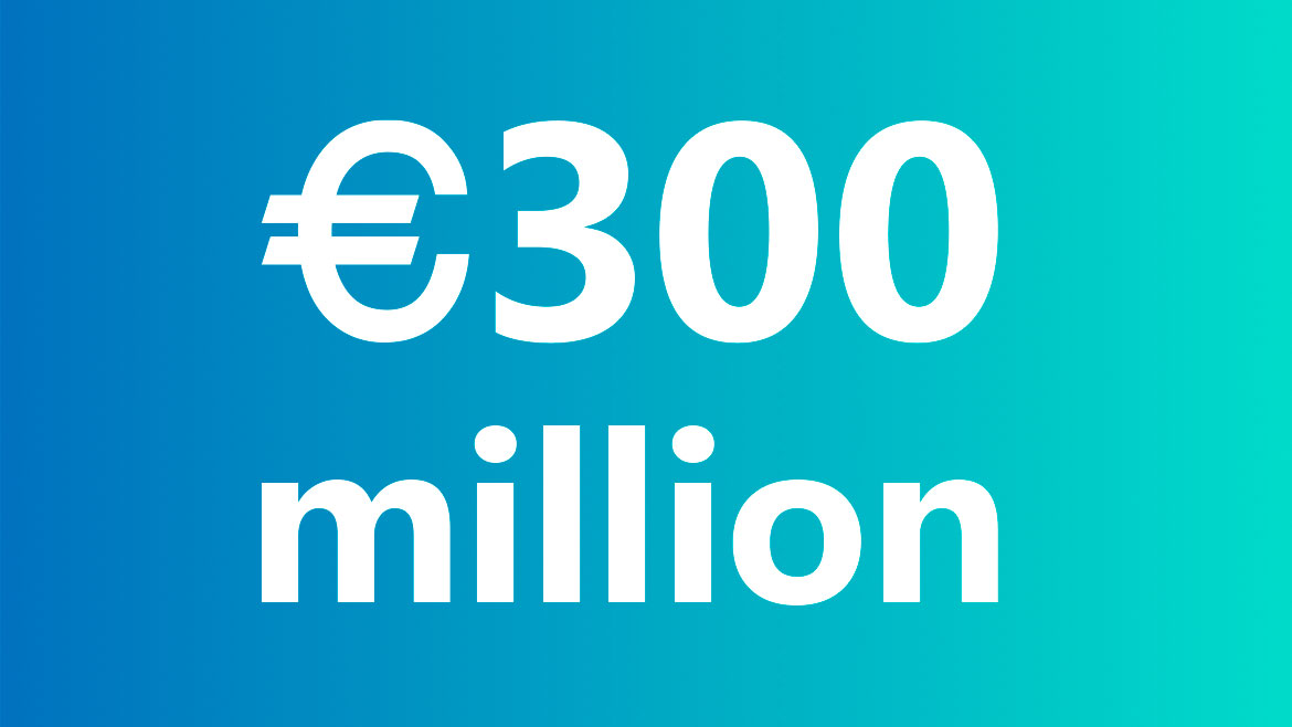 sales of approximately 300 million euros sales of approximately 300 million euros